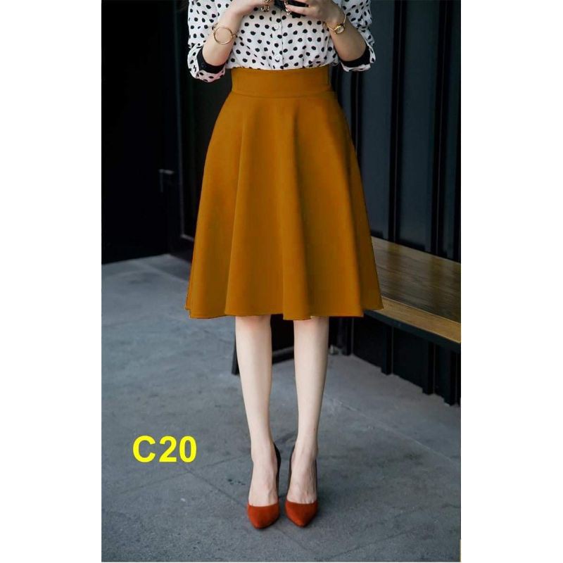 Chân váy xòe dài 55-60cm