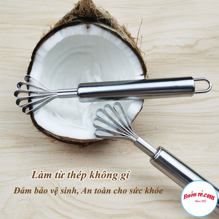 Dụng cụ nạo dừa, đánh vảy cá bằng thép không gỉ tiện lợi tiết kiệm thời gian - Buôn rẻ.com 00999