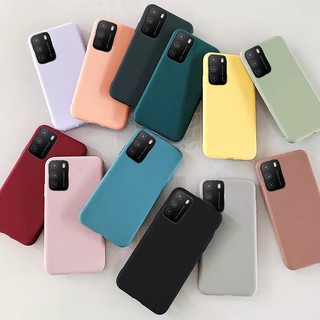 Ốp điện thoại nhựa TPU Silicon Màu Trơn Thời Trang Cho Xiaomi Poco M3 Mi 10t Pro Redmi 9T