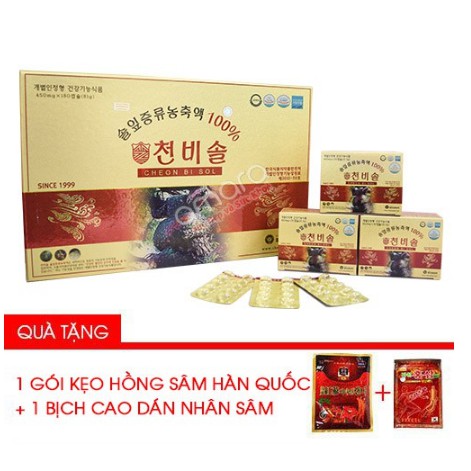 [NỘI ĐỊA HÀN] TINH DẦU THÔNG ĐỎ CHÍNH PHỦ CHEON BI SOL HÀN QUỐC - HÀNG CAO CẤP