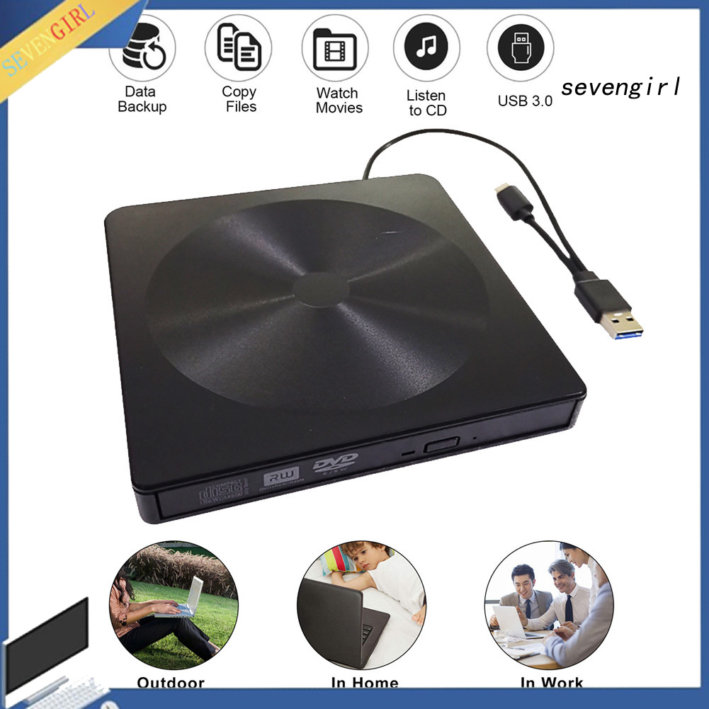 DVD Ổ Cứng Ngoài Sev-Usb 3.0 Type-C Cho Windows Macos Pc | BigBuy360 - bigbuy360.vn