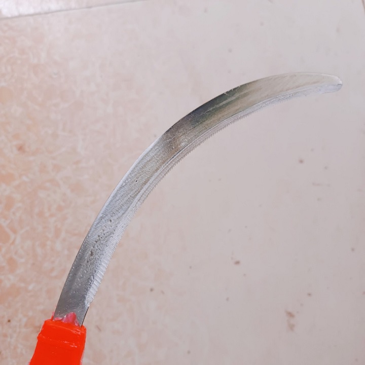 Liềm răng cưa thép mangan dùng cắt cỏ cắt rau gặt lúa siêu cứng siêu nhẹ
