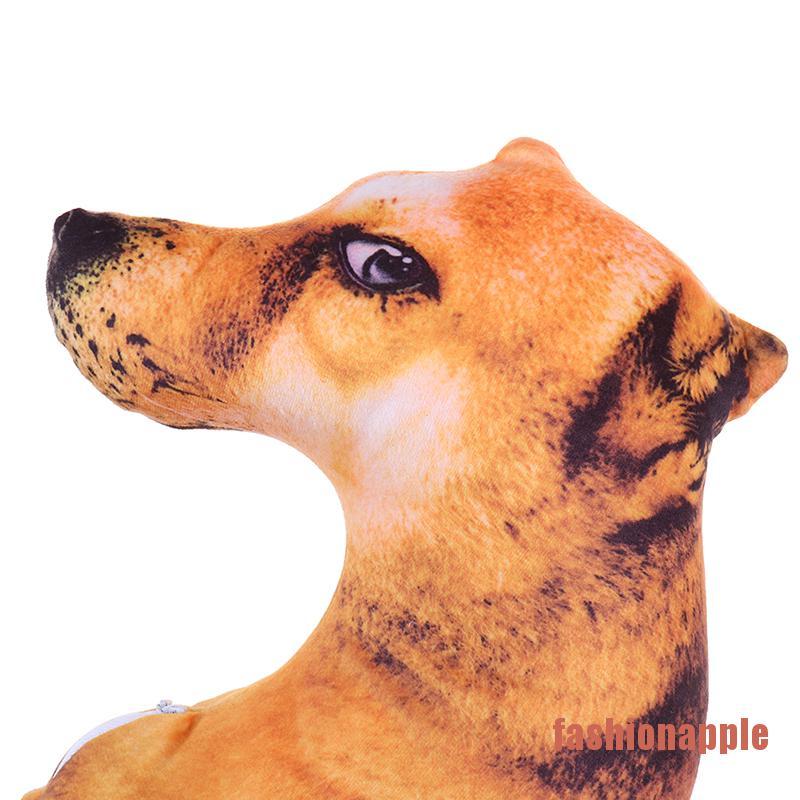 Gối Ngủ Vải cotton In Hoạt Hình Cún Cưng 3D Dễ Thương