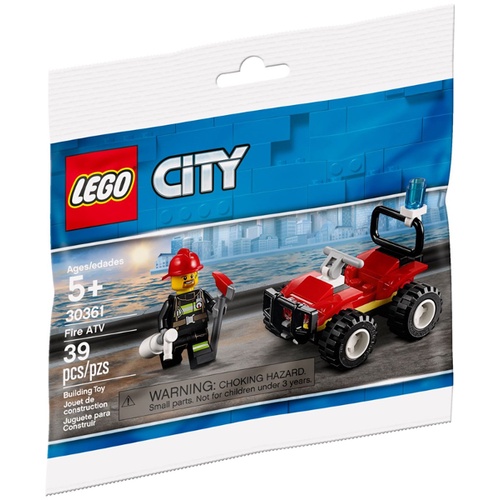Lego City 30361 - Fire ATV polybag - Bộ xếp hình Lego Xe chữa cháy mini