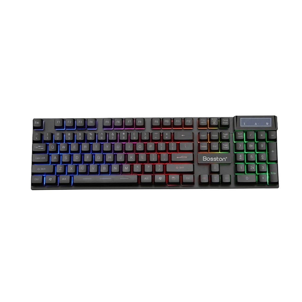 Bàn phím Keyboard Bosston K803 giả cơ chuyên Game USB. Phân phối CHÍNH HÃNG
