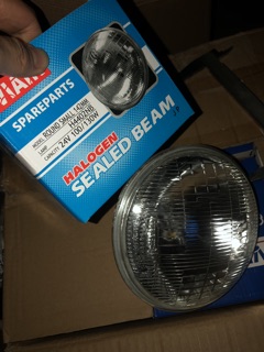 cặp đèn pha ô tô điện tử 12v 24v ( đèn pha điện tử ) tròn nhỏ