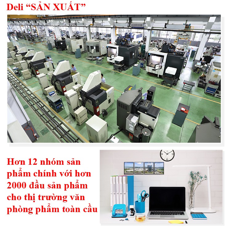 Combo 10 Đồ đục lỗ giấy 10 tờ Deli 103 – Đồ đục lỗ giấy nhanh chóng Deli 103