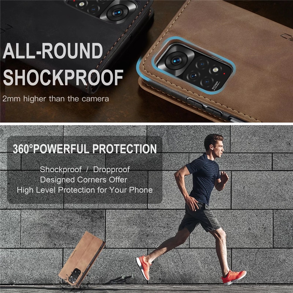 Ốp Điện Thoại Da Dạng Ví Nắp Lật Cho Xiaomi 5G Redmi Note 8 9s 10 11 11S Promax