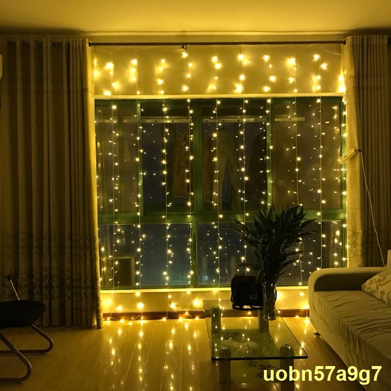 đèn led ánh sáng sao dây dải băng rèm nhấp nháy cô gái tim mỏ neo nềnr4