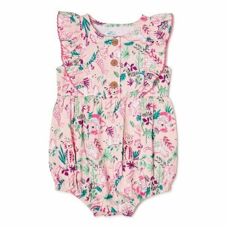 Body chip cánh tiên dễ thương cho bé gái chất vải Cotton co giãn thấm hút mồ hôi, size (3m/6m/9m/12m/18m/24m)