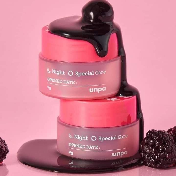 Mặt Nạ Ngủ Môi Dưỡng Ẩm Chống Lão Hóa Unpa Bubi Bubi Lip Mask 9g