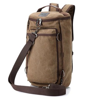 Ba lô thương hiệu Canvas (Vải bố) cho cả nam và nữ có ngăn đựng laptop Thời trang mã 0508