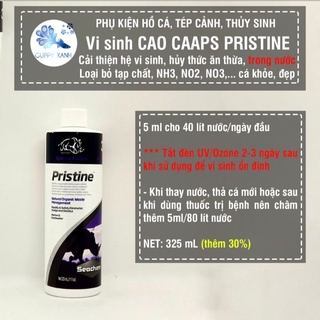 Vi sinh Seachem Pristine phân hủy phân cá và chất hữu cơ