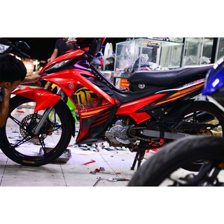 Decal Tem Xe Exciter 135 Đỏ Simple