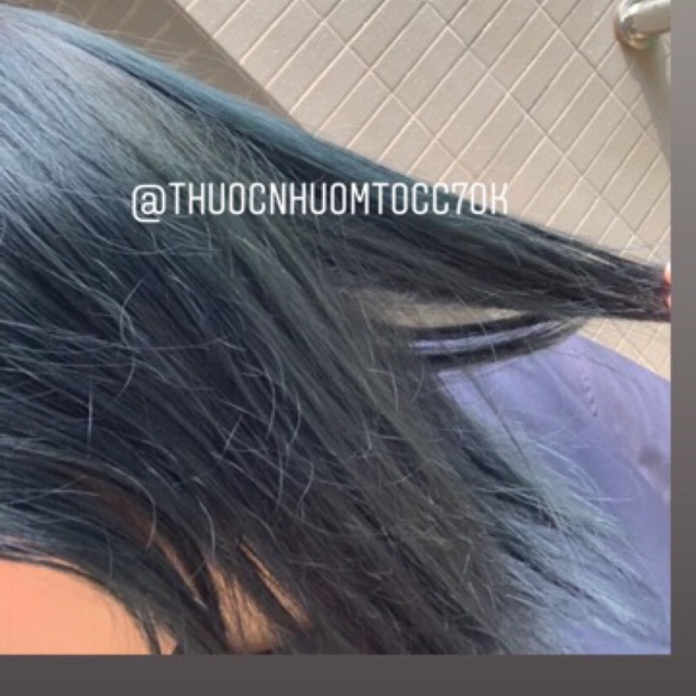 Thuốc nhuộm Xanh dương đen khói( Tặng kèm trợ nhuộm, găng tay) | BigBuy360 - bigbuy360.vn