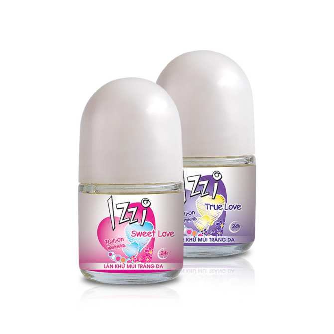 Lăn Khử Mùi Trắng Da Izzi Sweet Love Chai 20ml