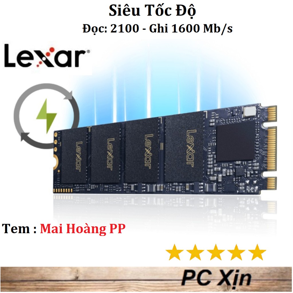  ổ Cứng SSD NVME LEXAR 250GB NM610 - ổ cứng laptop, pc - BH 36 tháng chính hãng Mai Hoàng