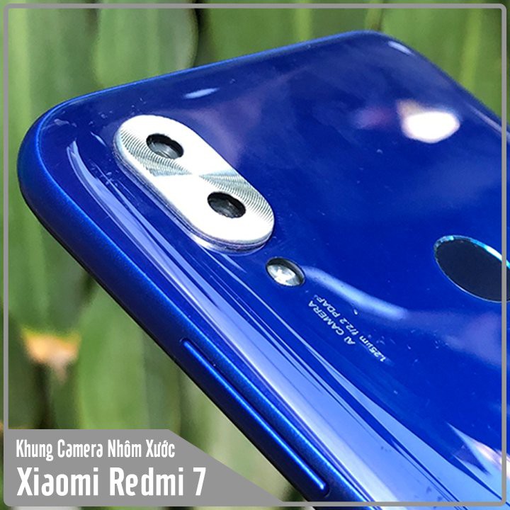 Khung Camera nhôm xước Xiaomi Redmi 7 chống trầy, bảo vệ Camera