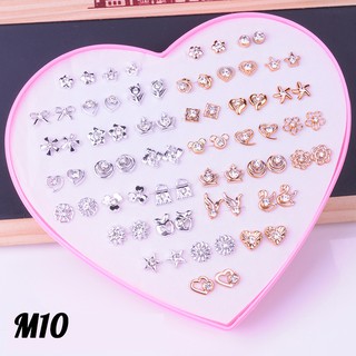 Set hoa tai - bông tai 36 đôi cực chất lượng và xinh xắn SIÊU RẺ