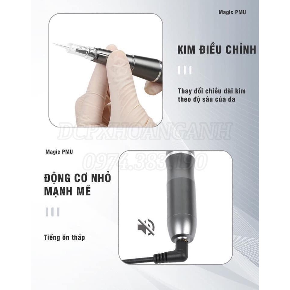 Máy Magic PMU Kỹ Thuật Số Màn Hình LED Hiện Đại Khắc Sợi Hairstrokes |dcpxhoanganh