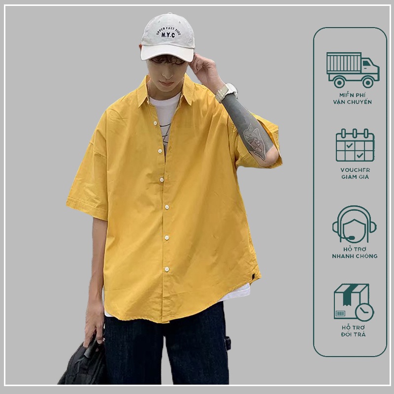 Áo Sơ Mi Tay Ngắn Thời Trang Dành Cho Nam