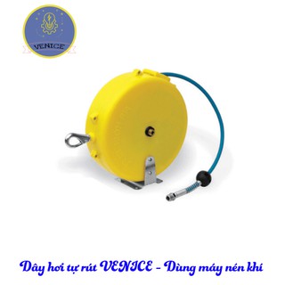 Dây hơi tự rút phi 8 VENICE - Dùng máy nén khí - Chiều dài 9m - Bảo hành 6 tháng