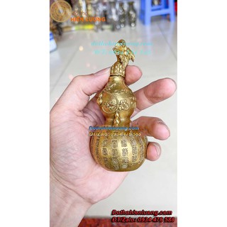 Hồ Lô Vạn Phúc Bình An (100 chữ Phúc) Cao 12cm
