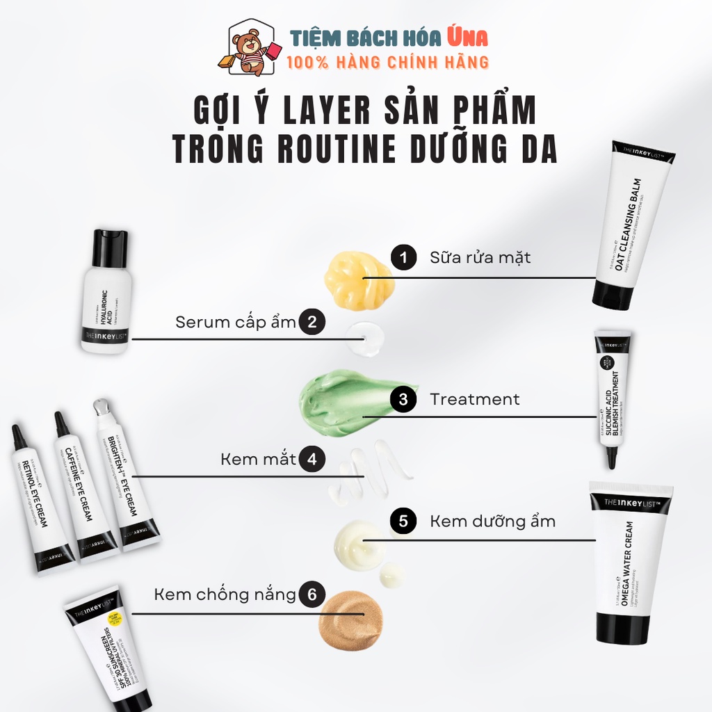 Serum cấp ẩm Hyaluronic Acid The INKEY List HA 30ml