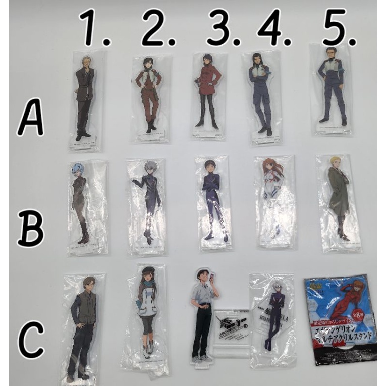 Mô hình nhựa đứng, tượng mica anime / manga, standee Neon Genesis Evangelion số 01, chính hãng