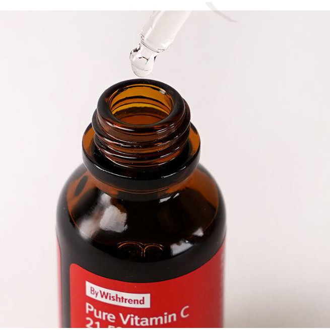 Tinh Chất Vitamin C Nồng Độ Cao Dưỡng Trắng Da, Mờ Thâm Nám By Wishtrend Pure Vitamin C 21.5 Advanced Serum 30ml