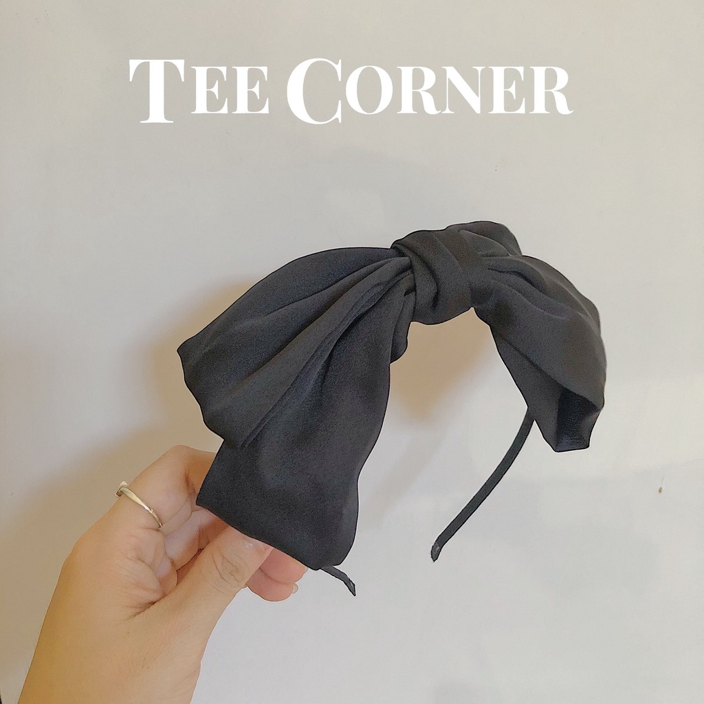 Băng Đô  Cài Tóc Nơ Lớn Tiểu Thư