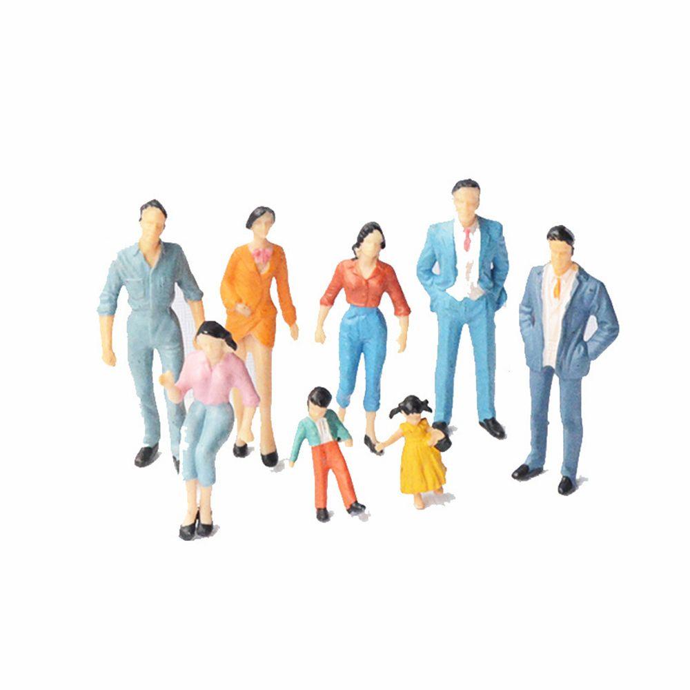 Bộ 10 / 30 / 50 Mô Hình Người Nhiều Màu Sắc Dùng Trang Trí Tiểu Cảnh