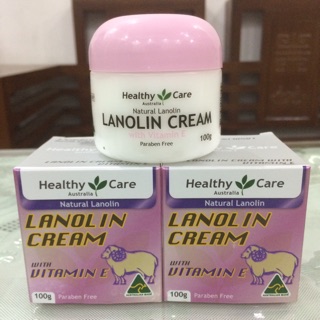 Kem Dưỡng Da Chống Lão Hóa Nhau Thai Cừu Healthy Care Lanolin Cream With Vitamin E