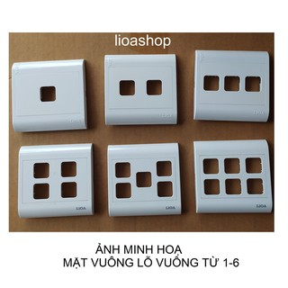 MẶT VUÔNG 3 LỖ VUÔNG LiOA.