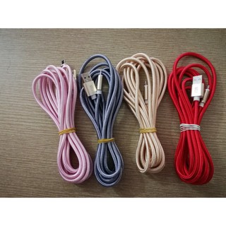 Dây Sạc Dài 3m Bọc Dù Siêu Bền