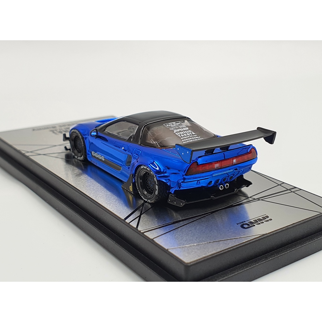 Xe Mô Hình NSX (NA) ROCKET BUNNY V2 AERO CHROME BLUE 1:64 INNO MODELS (Xanh)