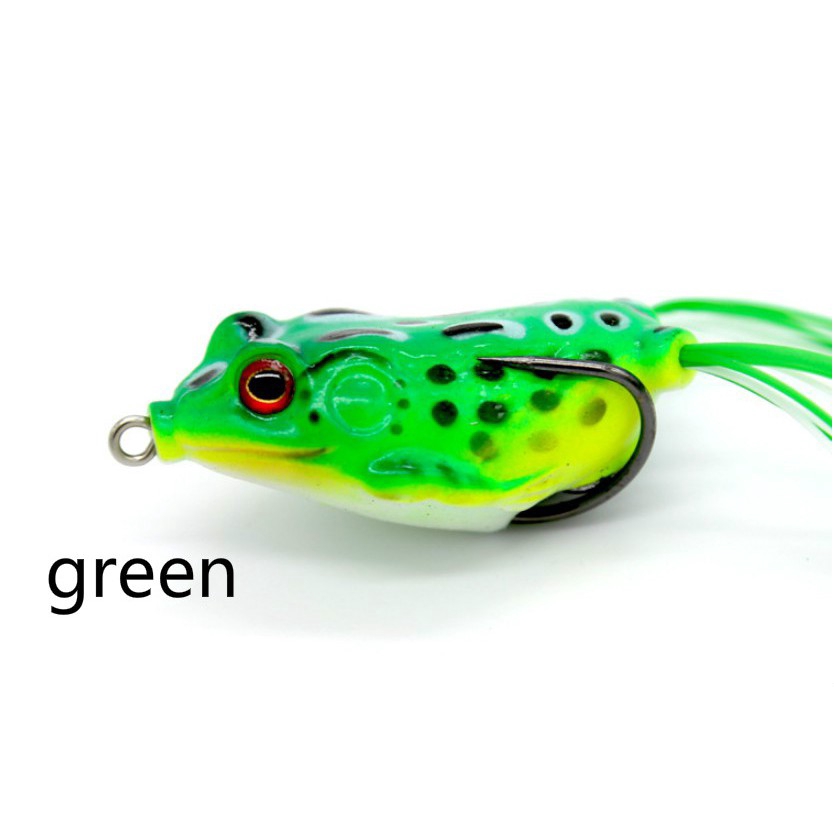 Mồi giả câu cá hình ếch bằng silicon mềm 12g 5.5mm