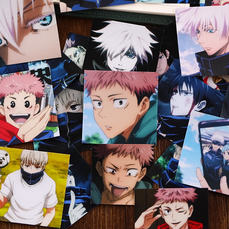 ★★★ Jujutsu Kaisen. Sticker Dán Trang Trí Nhật Ký Hình Chân Dung Độc Đáo ★★★ Bộ 50 Miếng Dán Trang Trí Album Thời Trang DIY Kích Thước 2~3cm