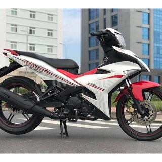 Tem rời exciter 150 rc trắng đỏ bản zin nguyên mẫu