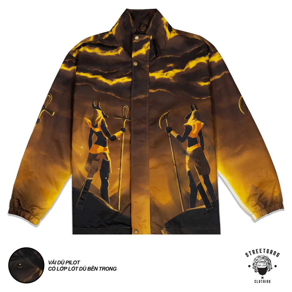 Áo jacket Egypt - Đen - Street Gang