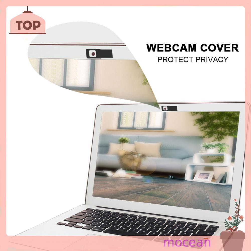 Mocean Plastic Webcam Cover Privacy Protection Shutter for Phone Laptop Desktop