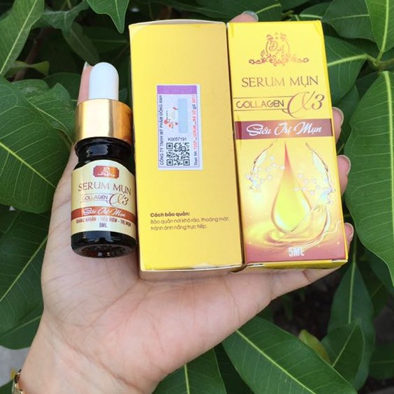 [Ảnh thật] SERUM MỤN COLLAGEN X3 CHÍNH HÃNG