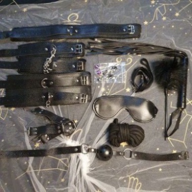 Bộ cosplay bao gồm 10 món SM màu đen đỏ đồ ngủ sexy Nhật Bản cao cấp | BigBuy360 - bigbuy360.vn