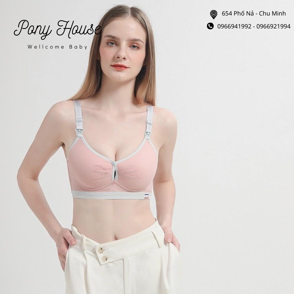 Áo Lót Bầu Cho Con Bú Chất Liệu Tăm Viền Mềm Nhẹ Không Gọng, Form Định Hình, Nâng Ngực Cho Mẹ Bầu Sau Sinhu