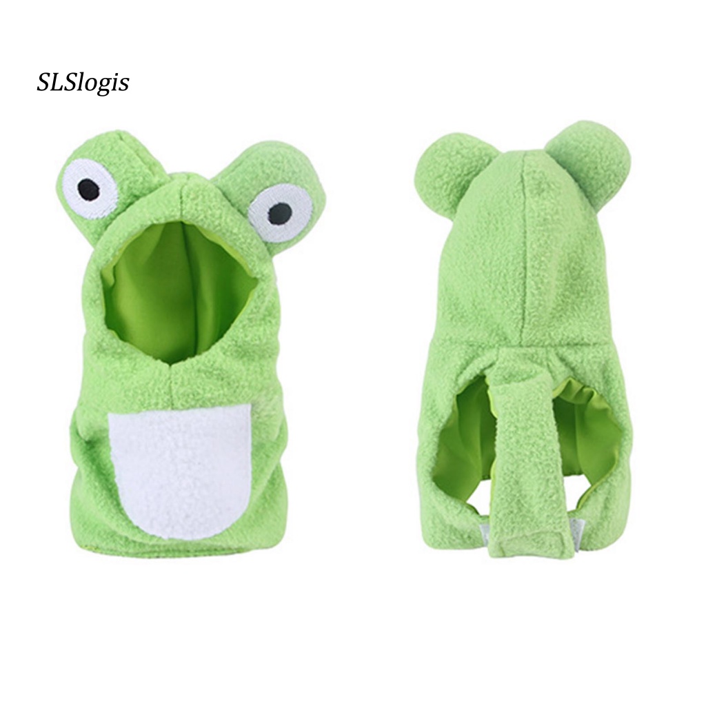 Áo Khoác Mùa Đông Ấm Áp Có Nón Hình Ếch Dễ Thương Cho Vẹt