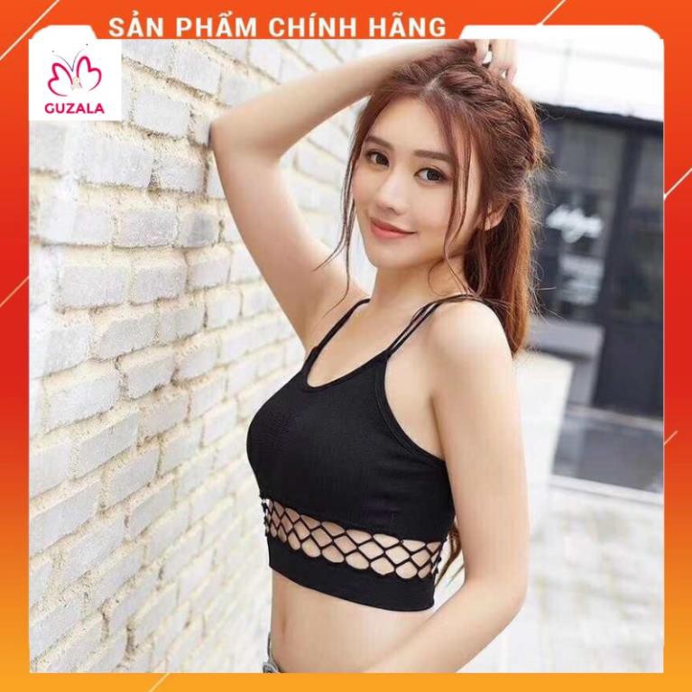 Áo Bra Dây Đan Chéo Có Đệm Nâng Ngực Chất Cotton Co Giãn Thoáng Mát Dễ Phối Đồ Siêu Hót _ TSDL59