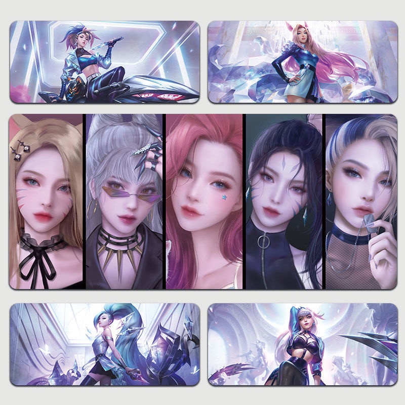 Tấm Lót Chuột Chơi Game Cỡ Lớn Họa Tiết Game Evelyn Kasa lol Chuyên Nghiệp
