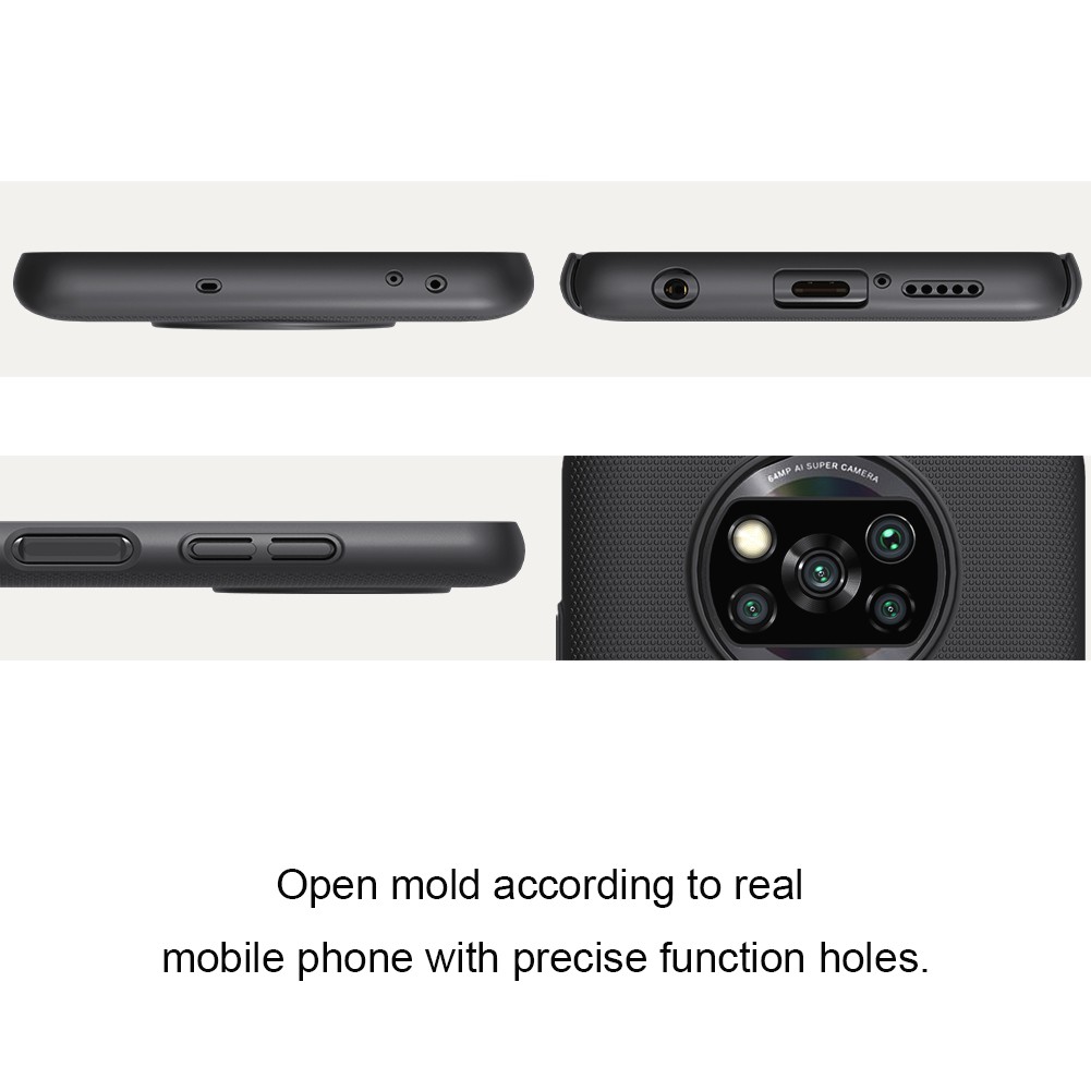 Ốp Điện Thoại Nillkin Bằng Nhựa PC Cứng Mặt Nhám Chống Sốc Cho Xiaomi Mi POCO X3 NFC