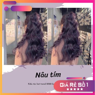 Thuốc nhuộm tóc Nâu tím không cần dùng Thuốc tẩy tóc của buddyhairs