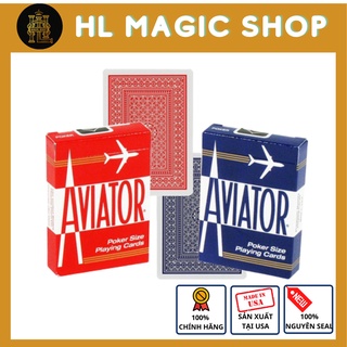 Bộ bài tây, bài ảo thuật Cards Aviator Poker size - Bài Mỹ - Bài Chính Hãng